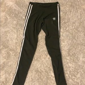 Olive adidas leggings
